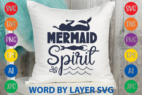 Mermaid Spirit, Mermaid SVG Design SVG Rafiqul20606 