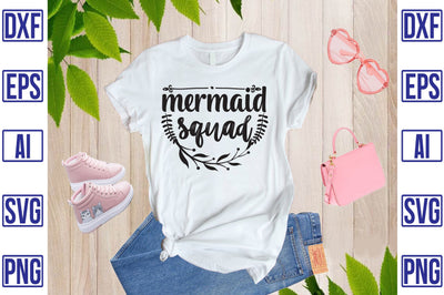 Mermaid Squad SVG CraftlabSvg29 