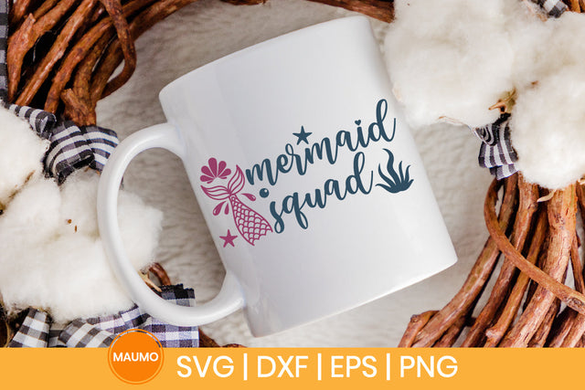 Mermaid squad svg quote SVG Maumo Designs 