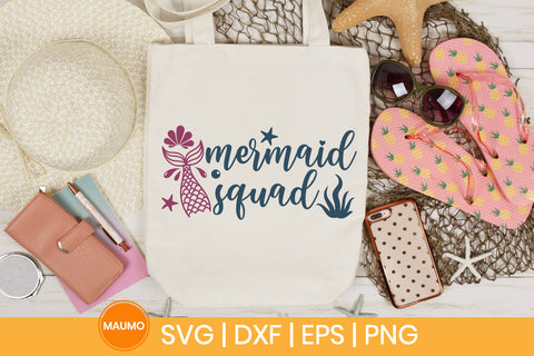 Mermaid squad svg quote SVG Maumo Designs 