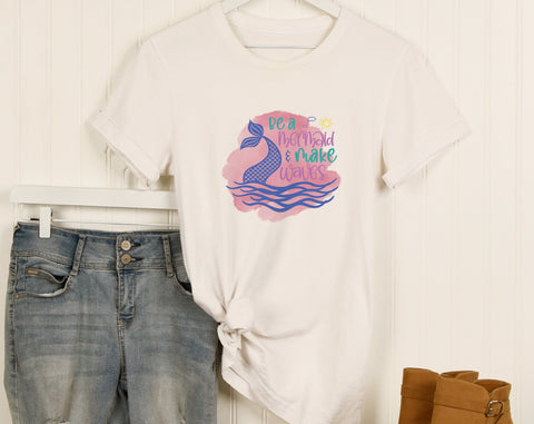 Mermaid Sublimation Designs Bundle, 6 Mermaid Quotes PNG Files, Mermaid Sayings PNG, You Are Mermazing PNG, Get Off My Tail PNG, Be A Mermaid And Make Waves PNG Sublimation HappyDesignStudio 