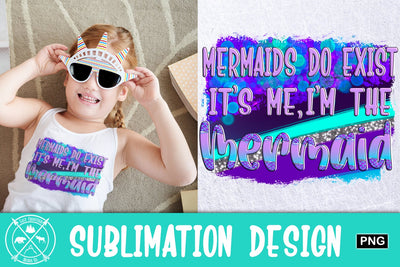 Mermaid sublimation graphic Sublimation Last Frontier Design Co. 