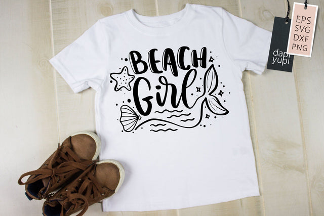 Mermaid SVG Beach Girl Quotes SVG dapiyupi store 