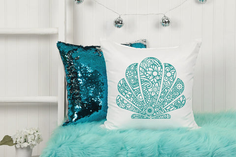 Mermaid SVG Bundle - 12 Mermaid and Ocean Mandala Designs SVG Old Market 