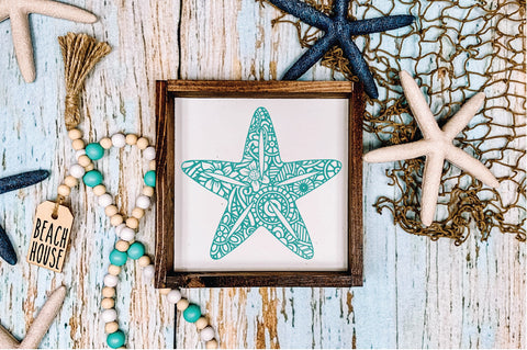 Mermaid SVG Bundle - 12 Mermaid and Ocean Mandala Designs SVG Old Market 