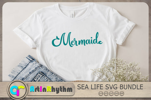 Mermaid Svg Bundle, Mermaid Tail Svg, Mermaid Svg, Sea Creatures Svg SVG Artinrhythm shop 