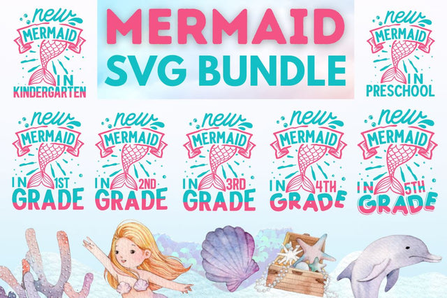 Mermaid SVG Bundle SVG Designangry 