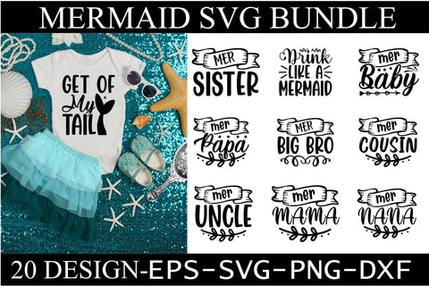 Mermaid Svg Bundle SVG Shahin alam 
