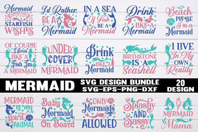 Mermaid svg Bundle SVG sk.swapon Roy 