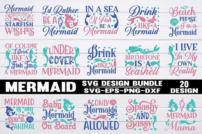 Mermaid Svg design Bundle SVG sk.swapon Roy 
