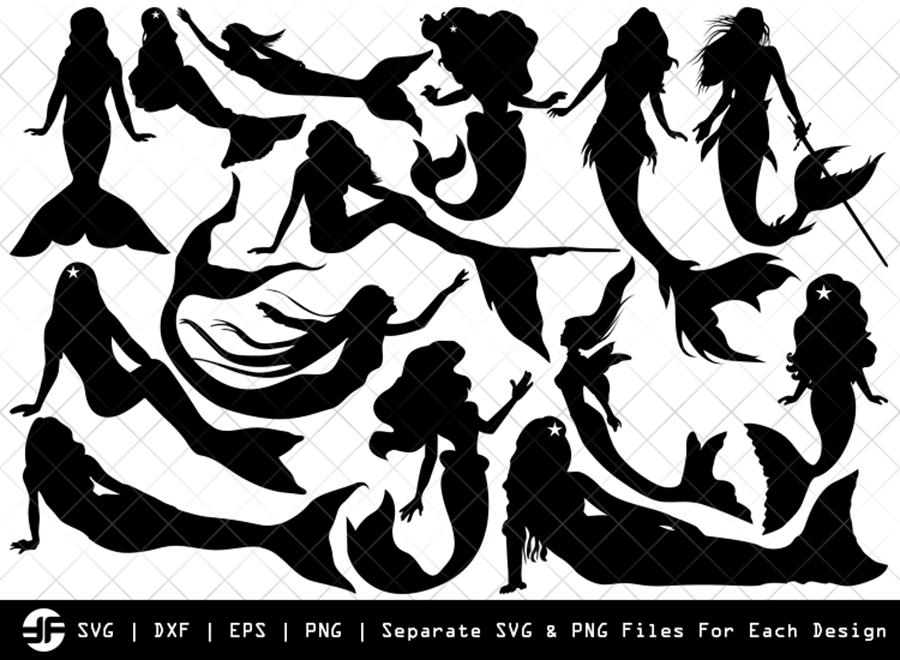 Mermaid SVG Bundle - Designerpick