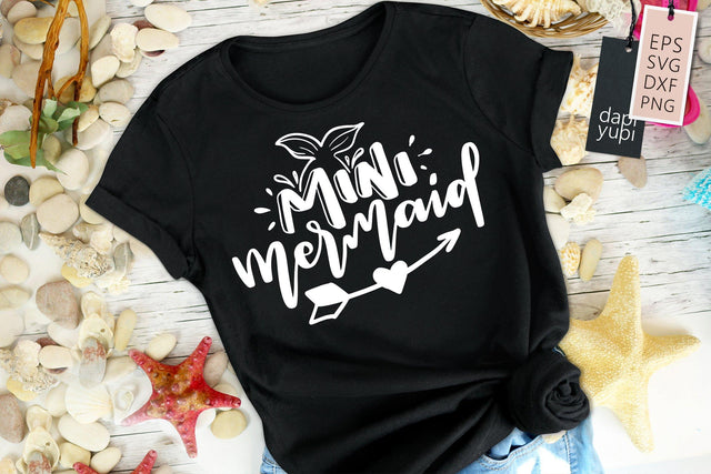 mermaid SVG Mini Mermaid Quotes SVG dapiyupi store 