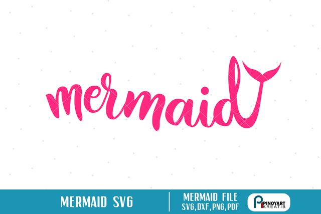 Mermaid Svg SVG Pinoyart Kreatib 