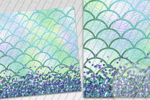 Mermaid Tail 20oz Skinny Tumbler Sublimation /Aqua Sublimation Marlene Campos 