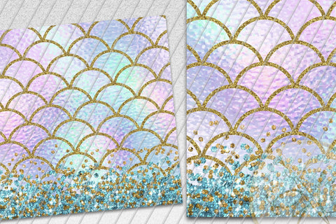 Mermaid Tail 20oz Skinny Tumbler Sublimation /iridescent, Aqua, Purple Sublimation Marlene Campos 