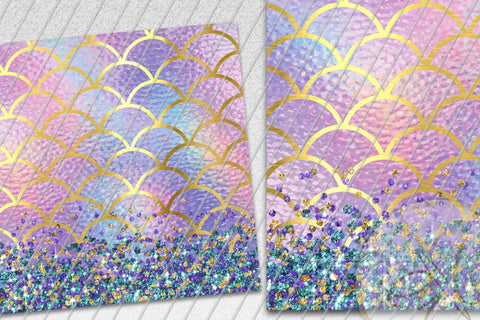 Mermaid Tail 20oz Skinny Tumbler Sublimation / iridescent Sublimation Marlene Campos 