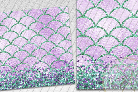 Mermaid Tail 20oz Skinny Tumbler Sublimation /Purple, Aqua Sublimation Marlene Campos 