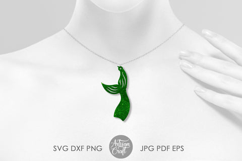 Mermaid tail earrings SVG for cutting with laser SVG Artisan Craft SVG 