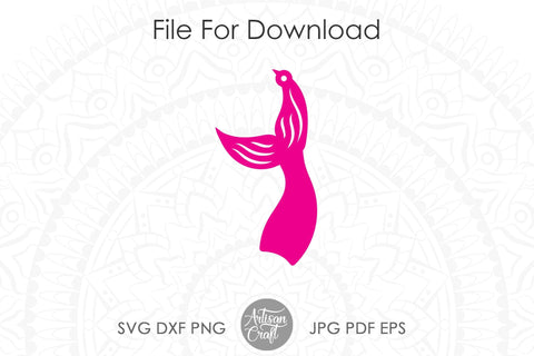 Mermaid tail earrings SVG for cutting with laser SVG Artisan Craft SVG 