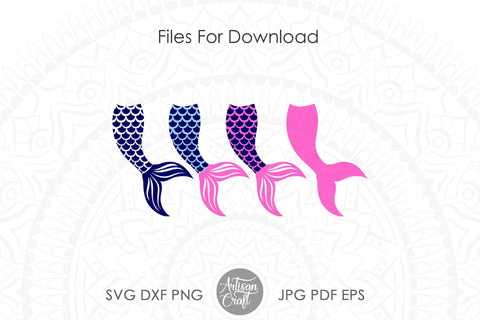 Mermaid tail SVG | fish scales | Mermaid SVG SVG Artisan Craft SVG 