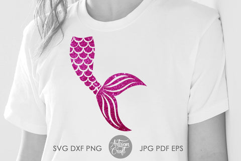 Mermaid tail SVG, fish scales SVG Artisan Craft SVG 