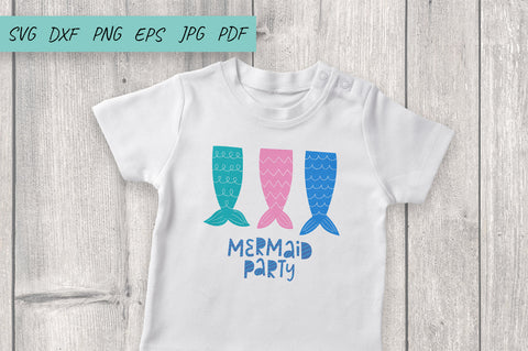 Mermaid Tail SVG, Mermaid party SVG, Mermaid Birthday Girl SVG Irina Ostapenko 
