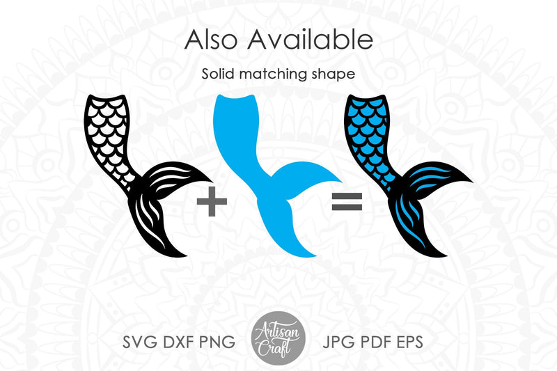 Mermaid tail SVG | So Fontsy