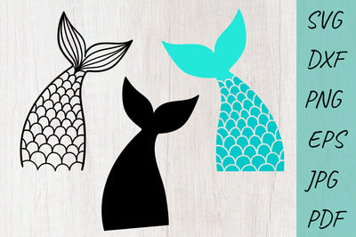 Mermaid Tail SVG Set, mermaid SVG, Mermaid SVG file SVG Irina Ostapenko 
