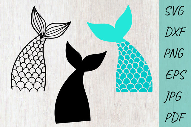 Mermaid Tail SVG Set, mermaid SVG, Mermaid SVG file SVG Irina Ostapenko 