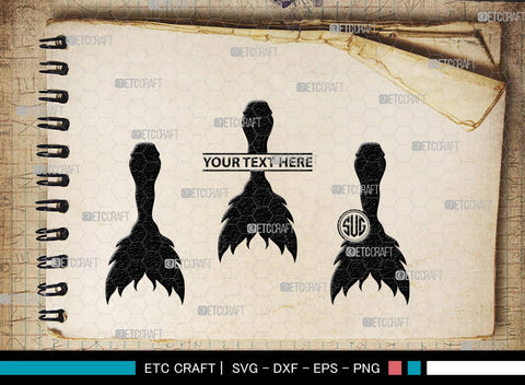 Mermaid Tails Monogram, Mermaid Tails Silhouette, Mermaid Tails SVG, Mermaid Svg, Mermaid Tail Svg, Tail Svg, SB00386 SVG ETC Craft 