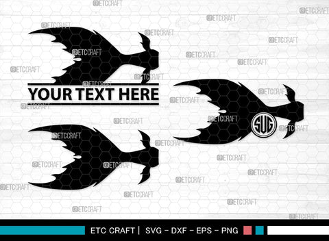 Mermaid Tails Monogram, Mermaid Tails Silhouette, Mermaid Tails SVG, Mermaid Svg, Mermaid Tail Svg, Tail Svg, SB00386 SVG ETC Craft 