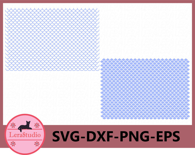 Mermaid Template SVG SVG Lerastudio 