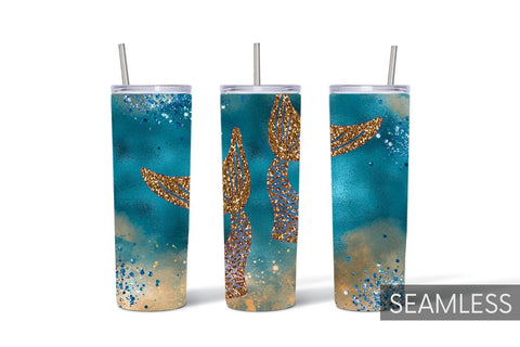 Mermaid Tumbler Sublimation Sublimation SvgOcean 
