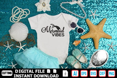 Mermaid Vibes SVG Craftlabsvg24 