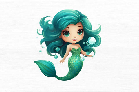 Mermaid Wiki Fin Fun Tidal Teal Clipart Sublimation Regulrcrative 
