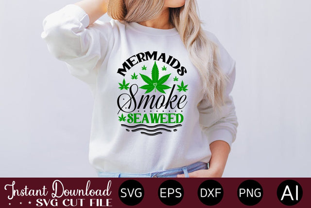 Mermaids Smoke Seaweed SVG SVG designmaster24 