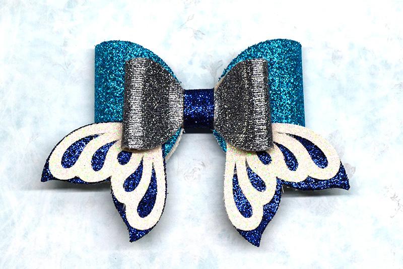 Mermaid's tale bow template SVG ArtiCuties 