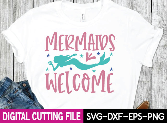mermaids welcome svg design SVG buydesign 