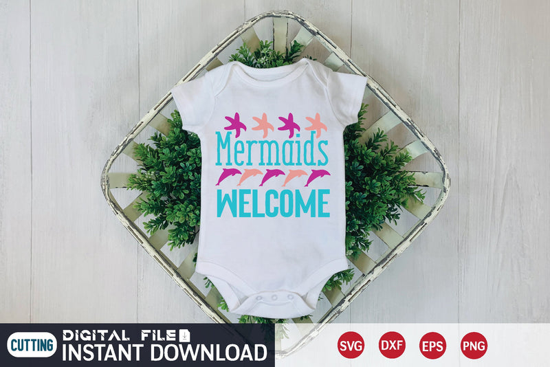 mermaids welcome SVG designer krishna 