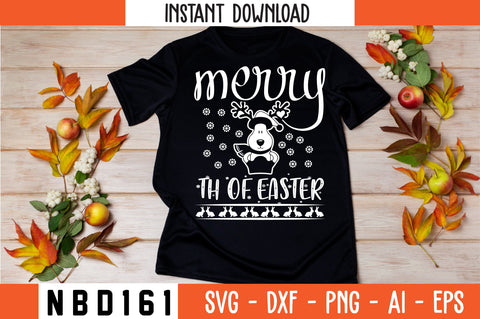 merry 4th of easter T-Shirt Design SVG Nbd161 