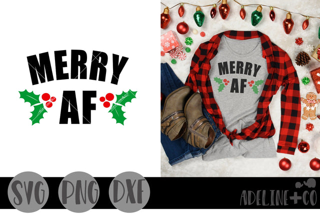 Merry AF SVG Adeline&co 
