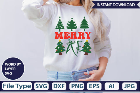 Merry Af SVG Cut File SVGs,Quotes and Sayings,Food & Drink,On Sale, Print & Cut SVG DesignPlante 503 