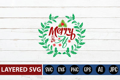 merry Af SVG cute fite SVG Blessedprint 