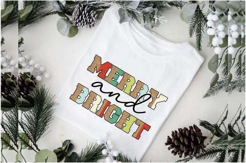 Merry and Bright Christmas Sublimation Sublimation Jagonath Roy 