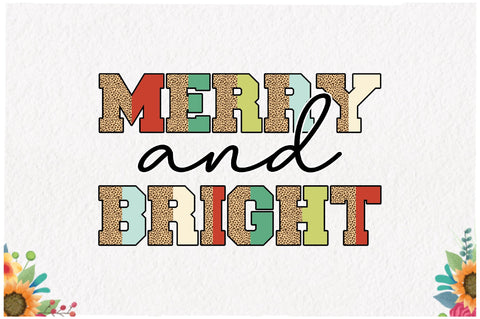 Merry and Bright Christmas Sublimation Sublimation Jagonath Roy 