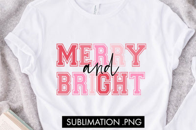 Merry And Bright PNG Sublimation Sublimation Freeling Design House 