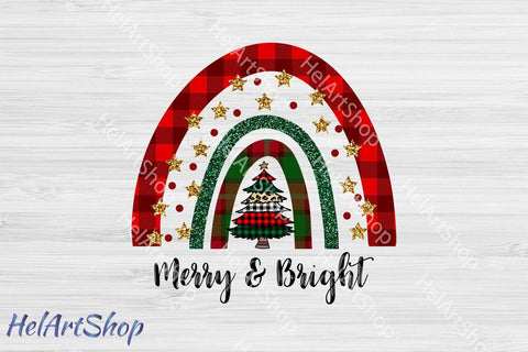 Merry And Bright sublimation png Sublimation _HelArtShop_ 