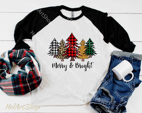 Merry and Bright Sublimation png Sublimation _HelArtShop_ 