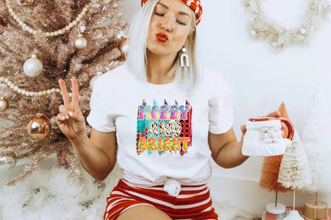 Merry and Bright Sublimation Sublimation Jagonath Roy 