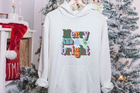 Merry and Bright Sublimation SVGArt 